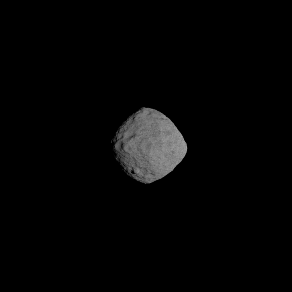 Animated ABRAM rendering of asteroid Bennu
